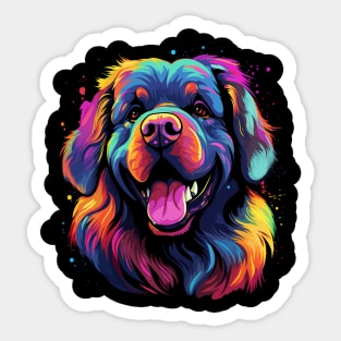 Tibetan Mastiff Happiness Sticker